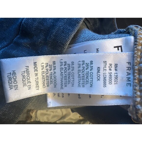 Frame Denim Le Crop Mini Boot Jeans Sz 32 - Picture 4 of 7